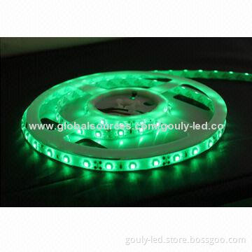 3528 SMD LED Flexible Strip Light with 12/24V DC Input Voltage and IP65 Protection Grade